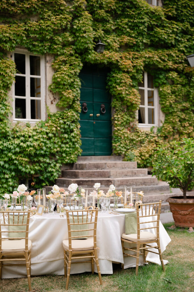 Romantic Tuscany wedding planner tables cape by Posh Event Venues