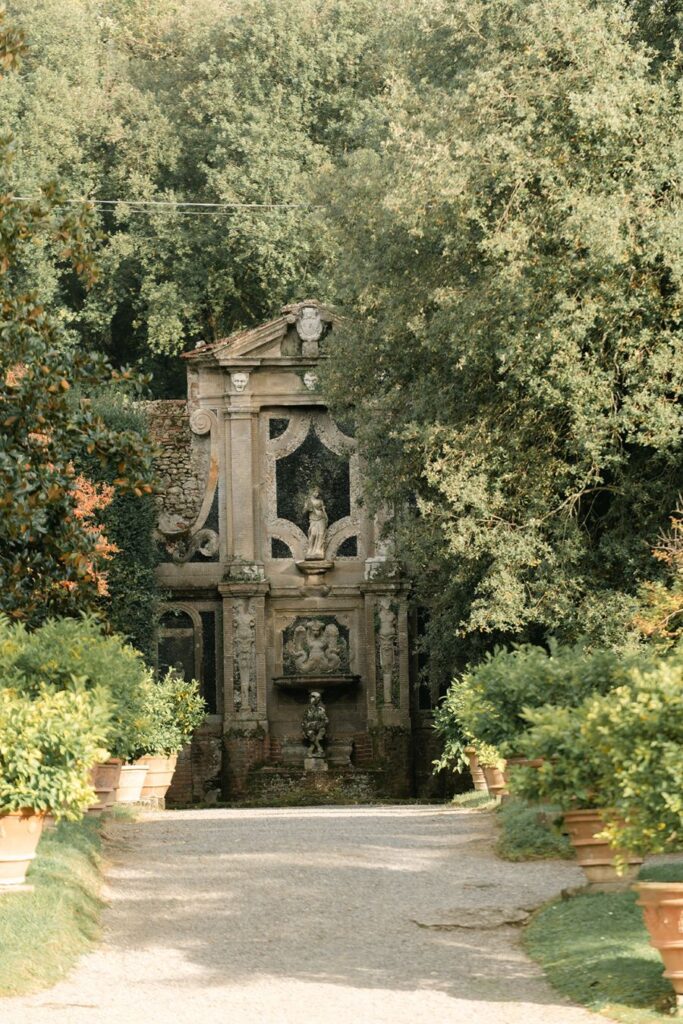 Historic Tuscan villa surrounded by vineyards, a romantic setting for a luxury Tuscany wedding