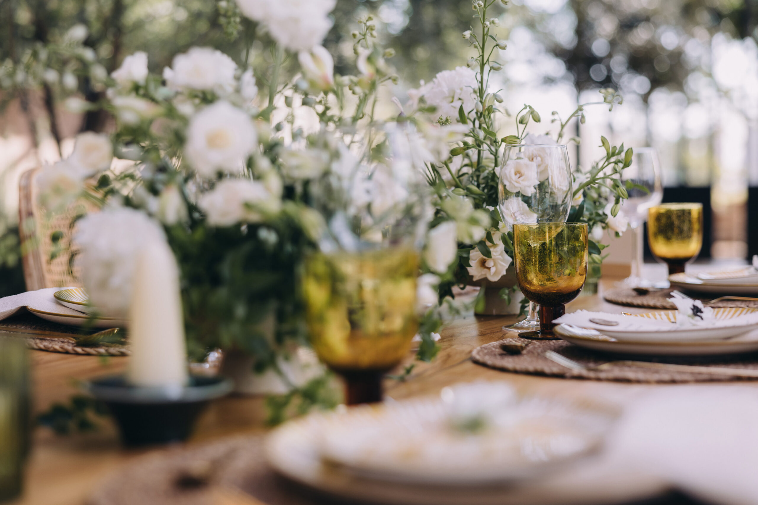 Tuscany wedding weekend beautiful welcome party table